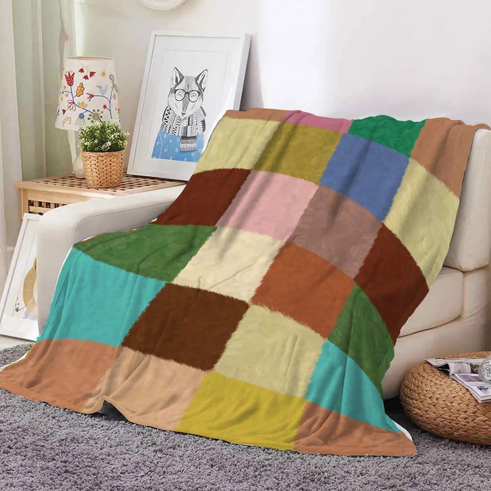 Fun Food-Themen Fleece-Wurfdecke