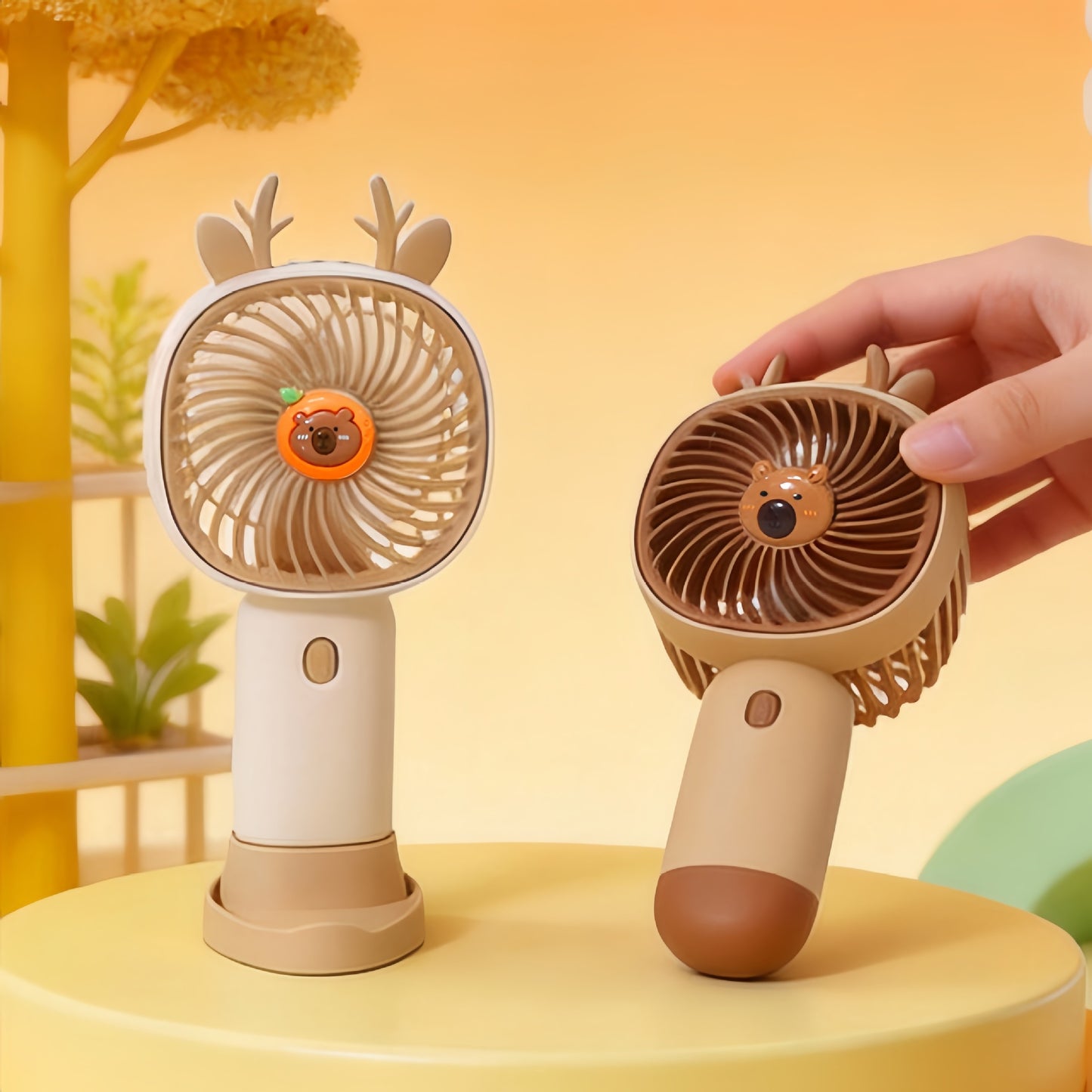 Damen Tragbarer Mini-Ventilator mit niedlichem Design Brehn