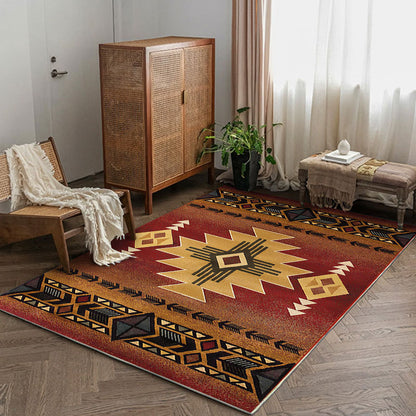 Geometrisch gemusterter Teppich