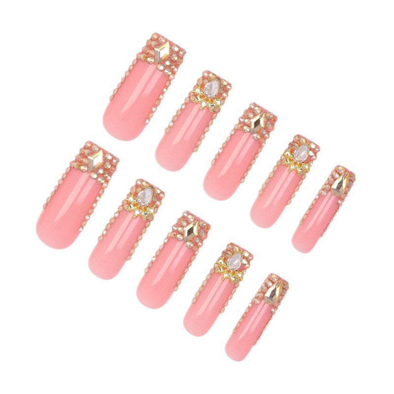 Kunstnagelset mit Glamourösen Strassakzenten Brehn