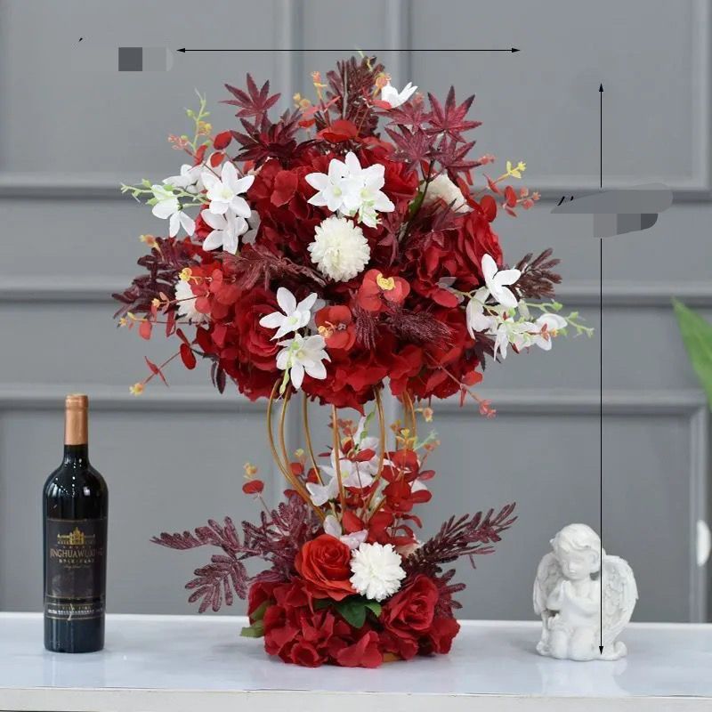 Elegante dekorative florale Tischdekoration