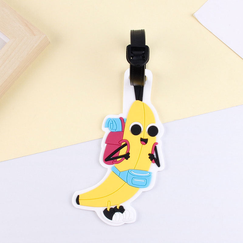 Spaßige Bananenfiguren-Gepäckanhänger Brehn