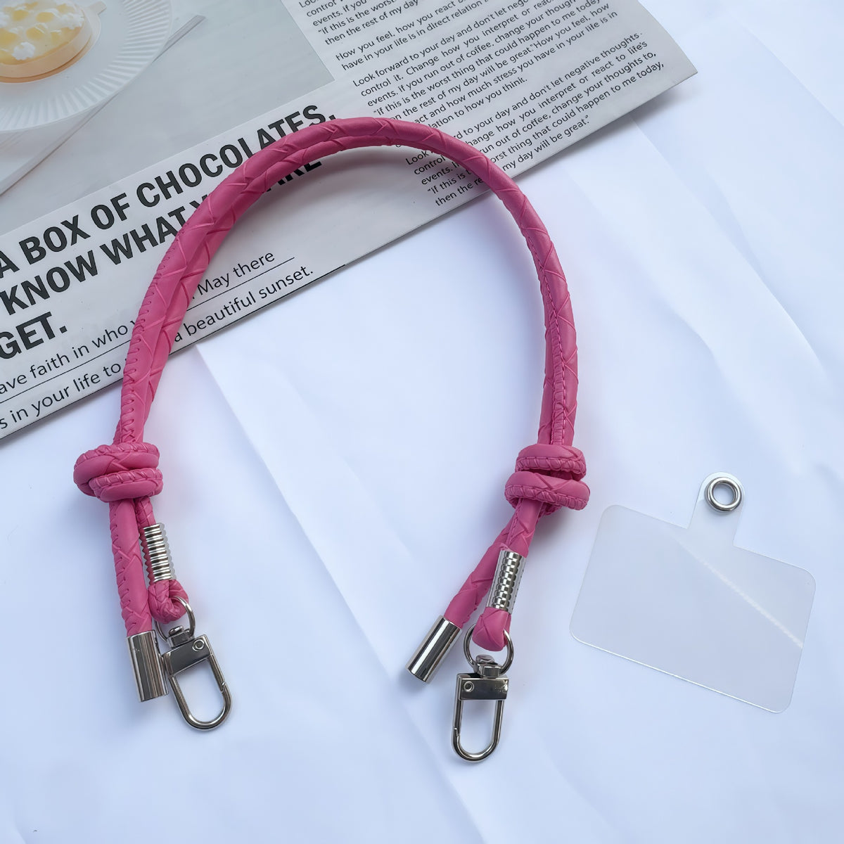 Premium geflochtener Lanyard mit ID-Halter Brehn