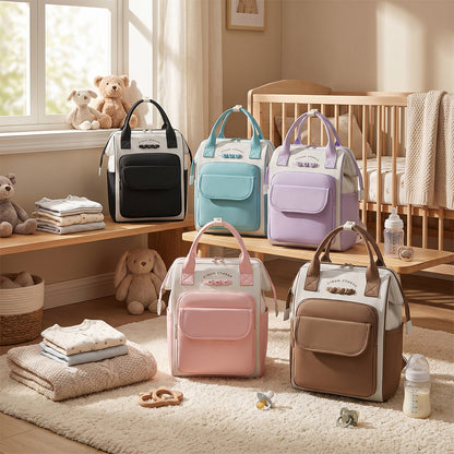Stylischer Mehrfach-Taschen Rucksack Brehn