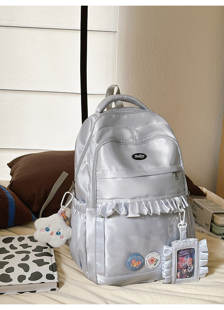 Lässiger Multi-Taschen stilvoller Schulrucksack