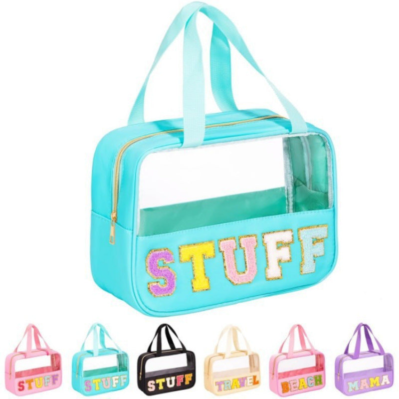 Kosmetik-Organizer Tasche mit Klarem Sichtfenster Brehn