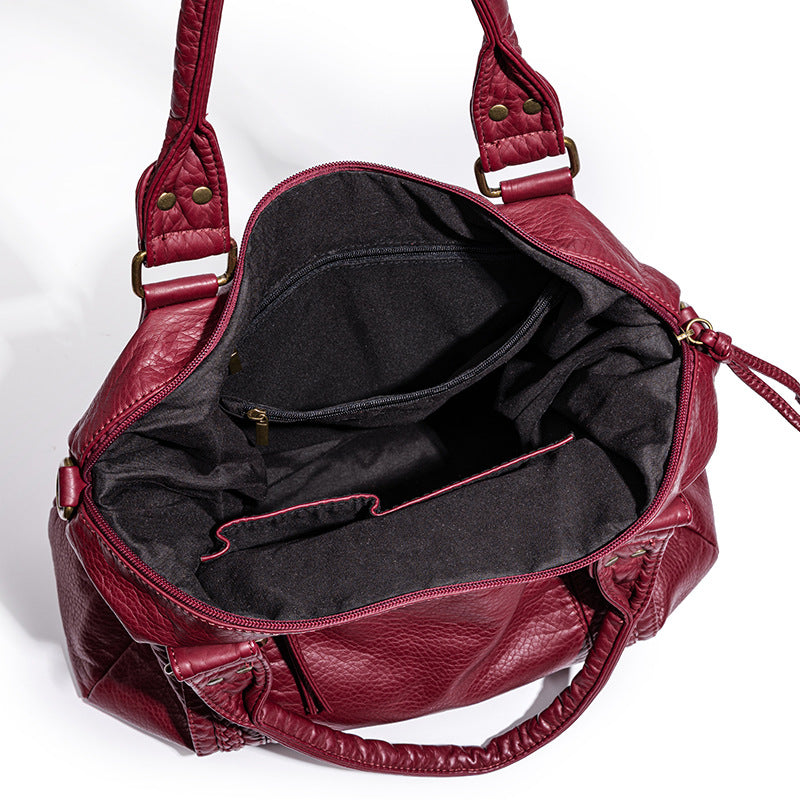 Stylische Multi-Taschen-Handtasche Brehn