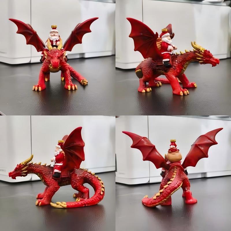 Fantastische Weihnachtsfigur im Drachen-Design Brehn