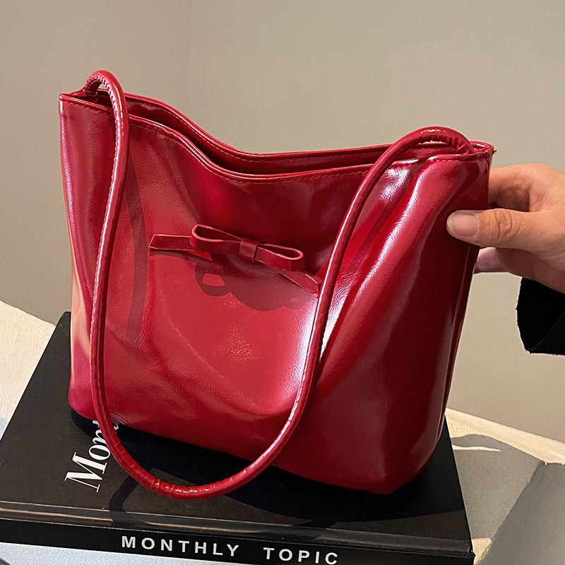 Elegante Kunstleder-Handtasche