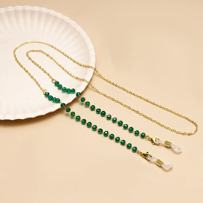 Elegante Perlen Brillen Kette Brehn