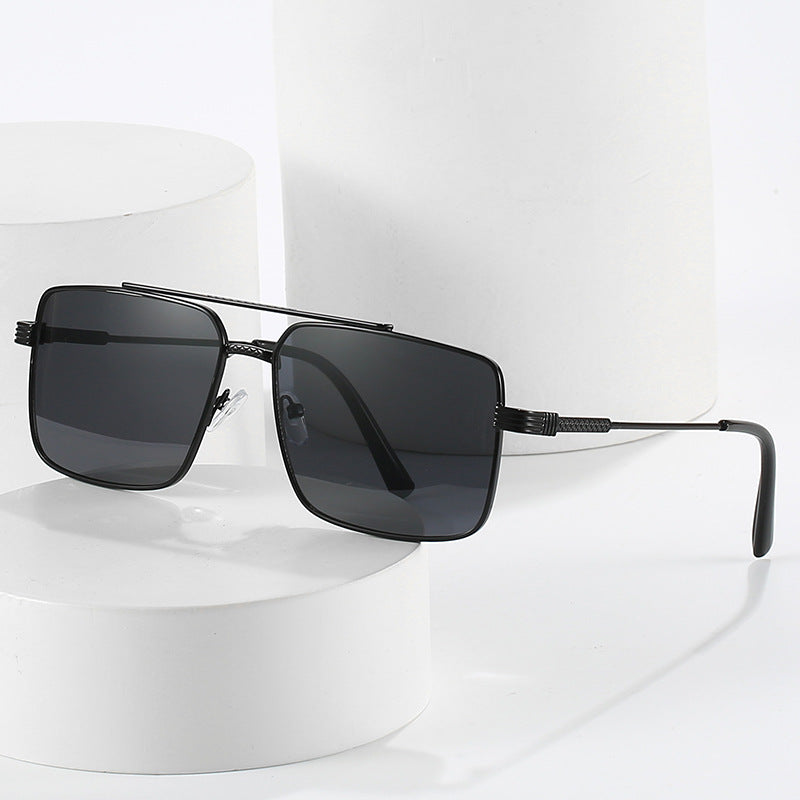 Elegante Übergroße Quadratische Rahmen Sonnenbrille Brehn