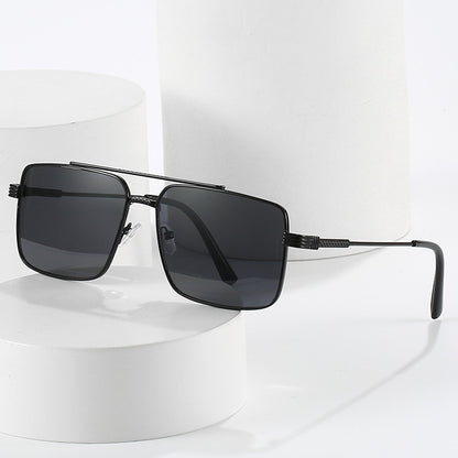 Elegante Übergroße Quadratische Rahmen Sonnenbrille Brehn