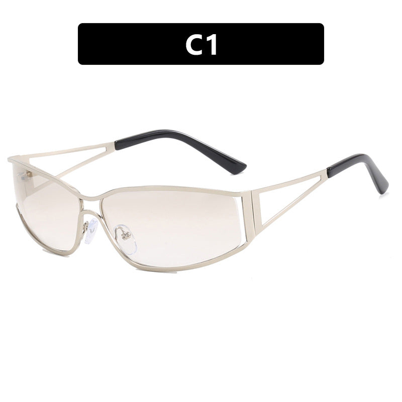 Damen sportliche Sonnenbrille mit modernem Rahmen Brehn