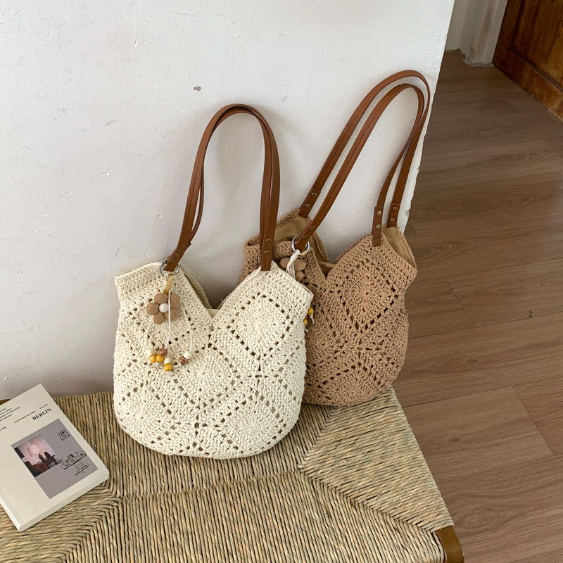 Handgearbeitete Makramee Shopper Tasche Brehn