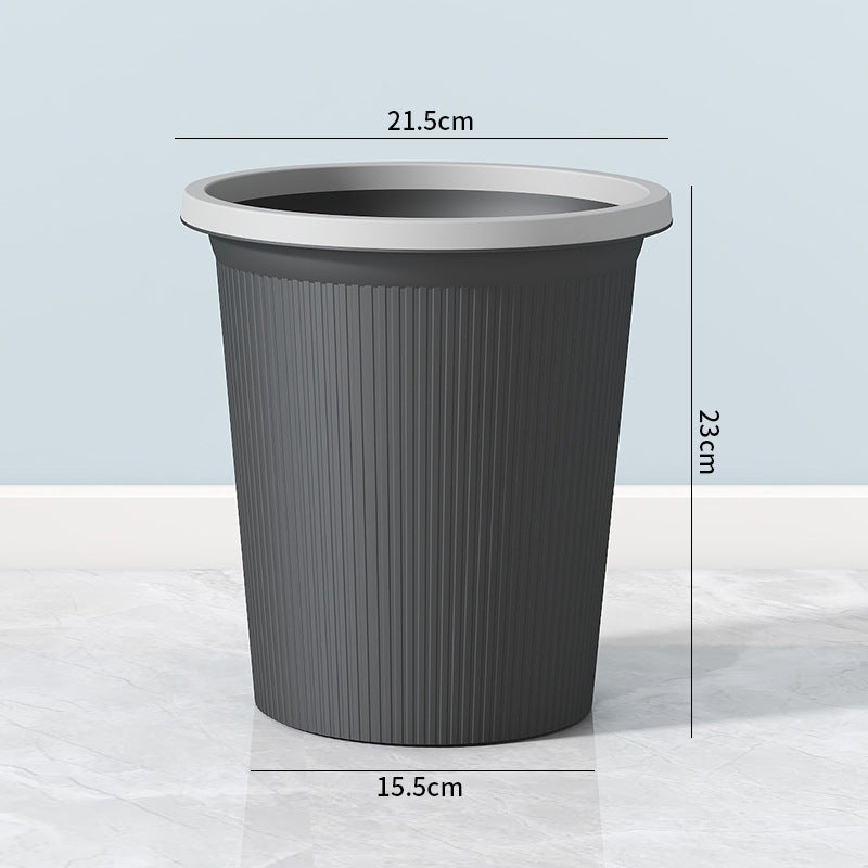 Stylischer gerippter Abfalleimer Brehn