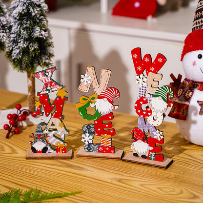 Weihnachtsdekorationsfigur im niedlichen Gnome-Design Brehn