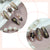 Kunstnagelset mit elegantem floralem Design Brehn