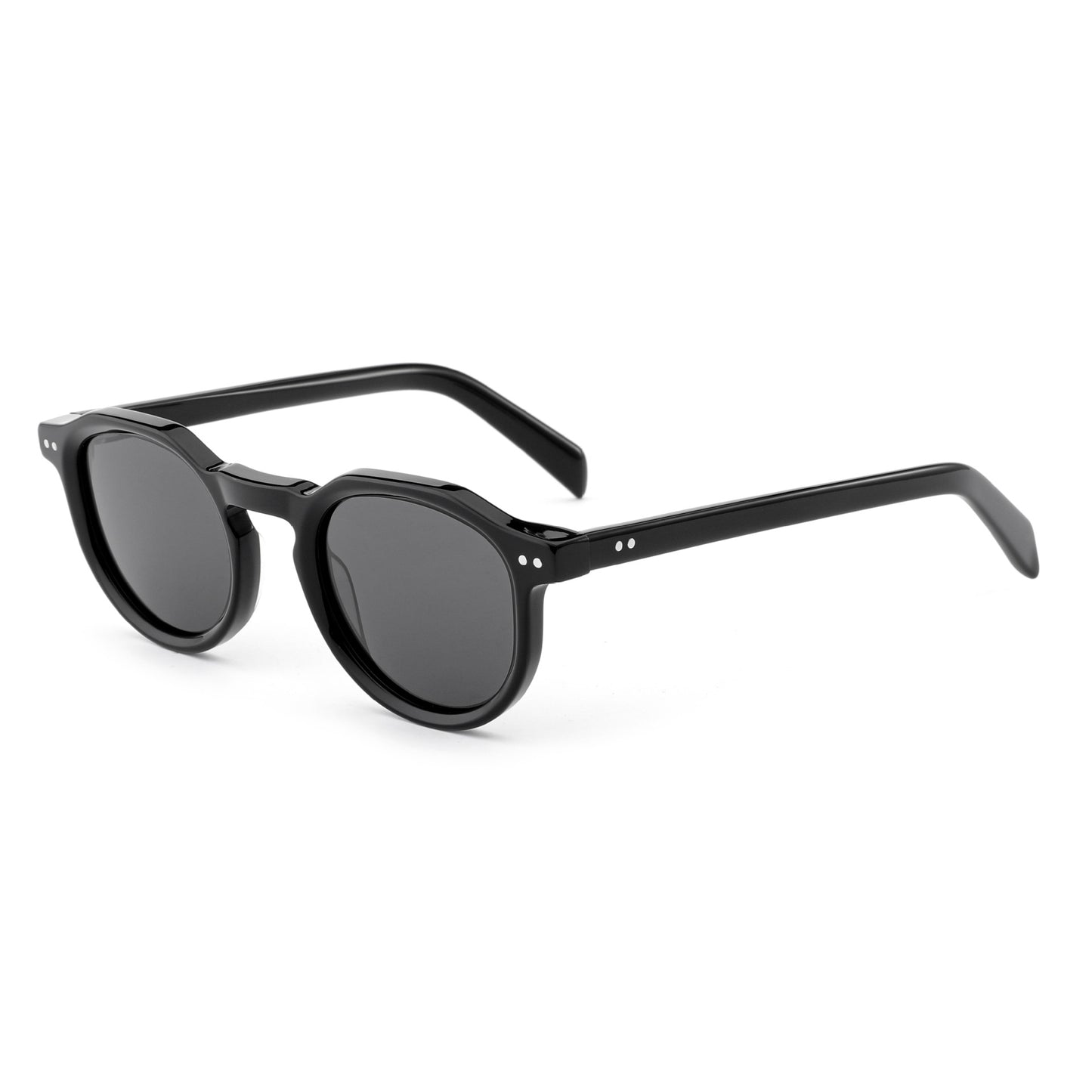 Damen stylische Sonnenbrille mit modernem, transparentem Rahmen Brehn