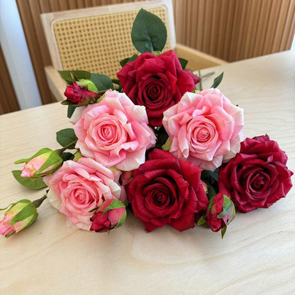 Realistische Künstliche Rosen Blumenarrangement