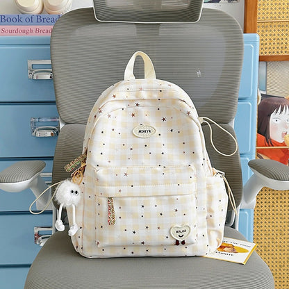 Stylischer kariert Mini Rucksack Brehn