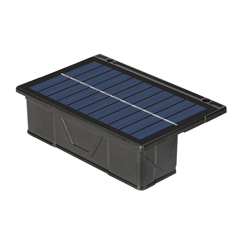 Outdoor Solar RGB Dual-Strahl Wandlampe mit integriertem photovoltaischen Panel und wetterfestem Montagesockel Brehn