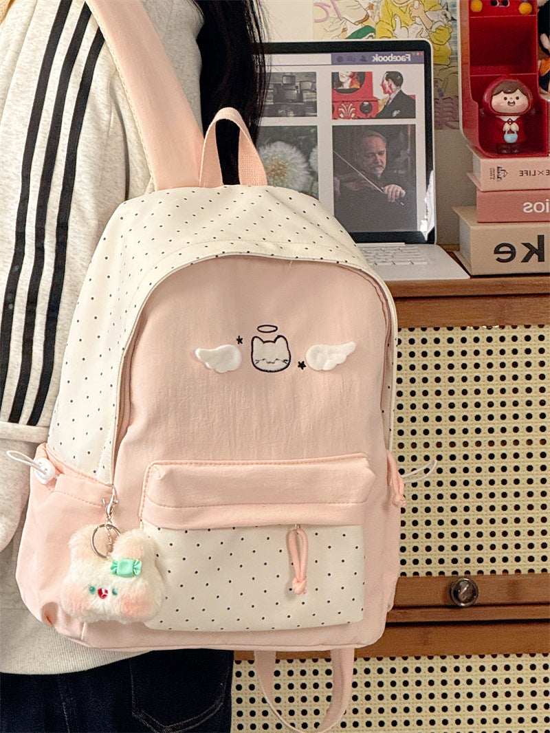 Niedlicher animierter Charakter Schulrucksack