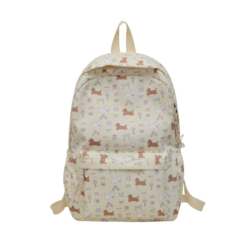 Kinderrucksack mit verspieltem Hundethema Brehn