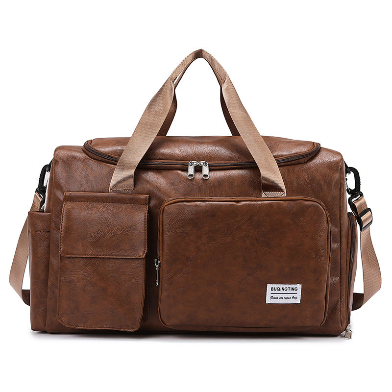 Haltbare Vintage-Leder-Reisetasche Brehn