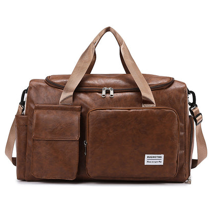 Haltbare Vintage-Leder-Reisetasche Brehn