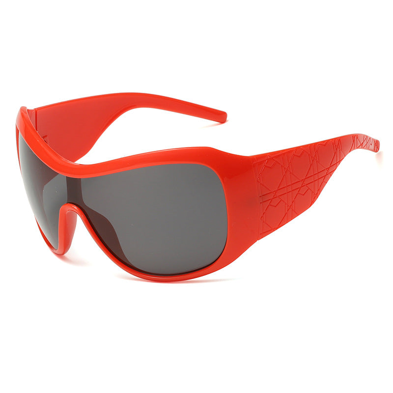 Sportive Herren-Wrap-Around-Sonnenbrille Brehn