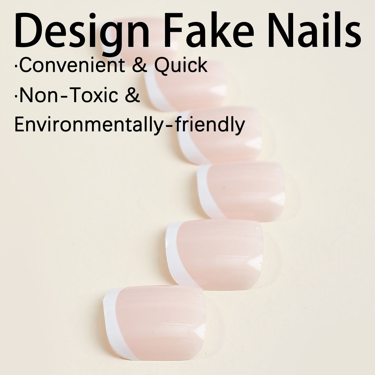 Kunstnagelset mit flexiblen Nägeln und pflegenden Zubehör Brehn