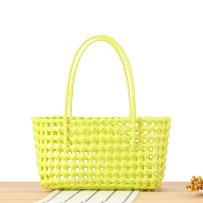 Stilvolle Weiden-Tasche mit Modernem Gitterdesign Brehn