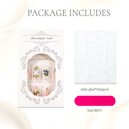 Dekorative saisonale Press-On Nail Art