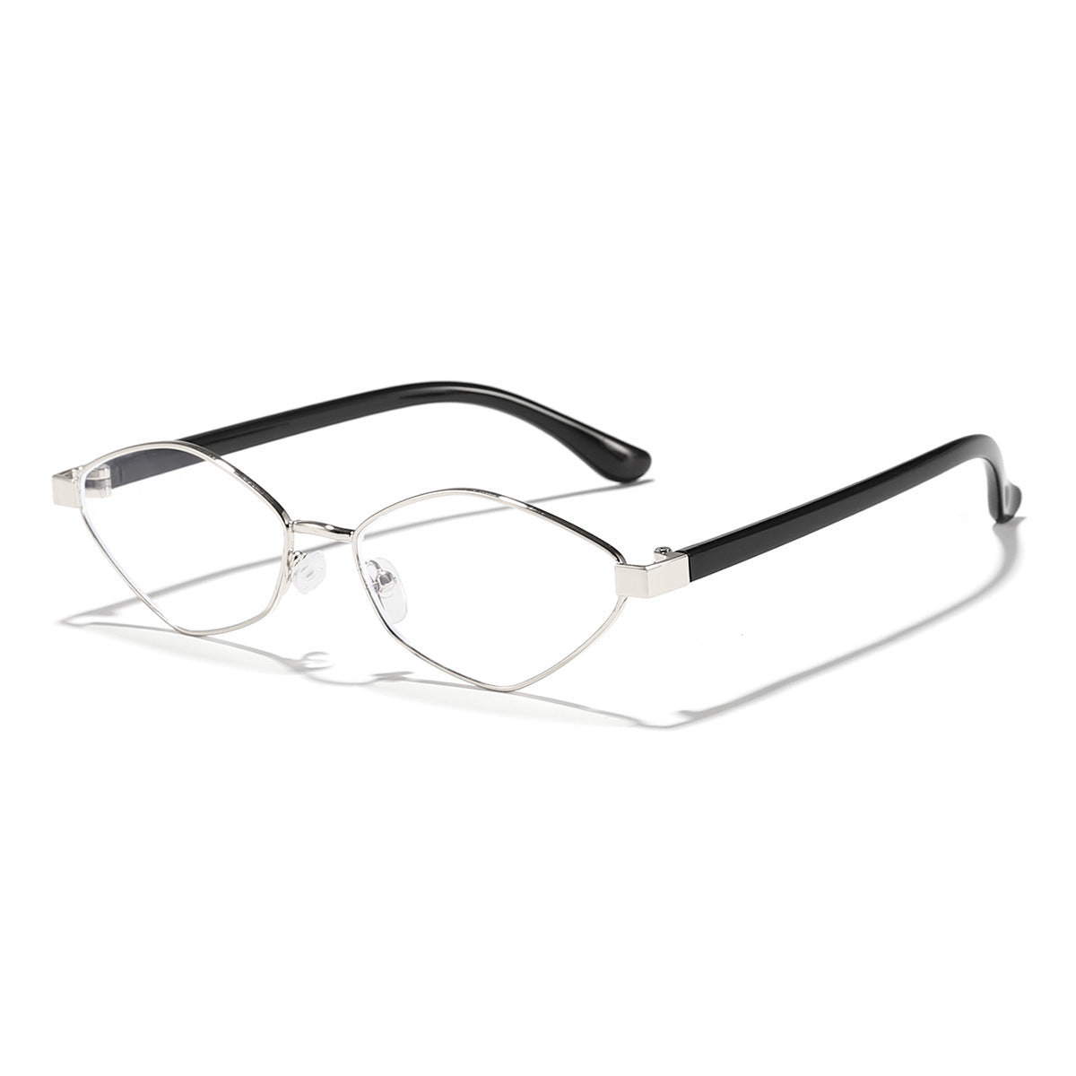 Damen Katzenaugen Sonnenbrille mit braunen Gläsern und elegantem Metallrahmen Brehn