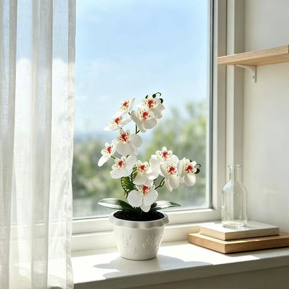 Elegante Künstliche Orchideen Blumenarrangement für die Innendekoration Zuhause