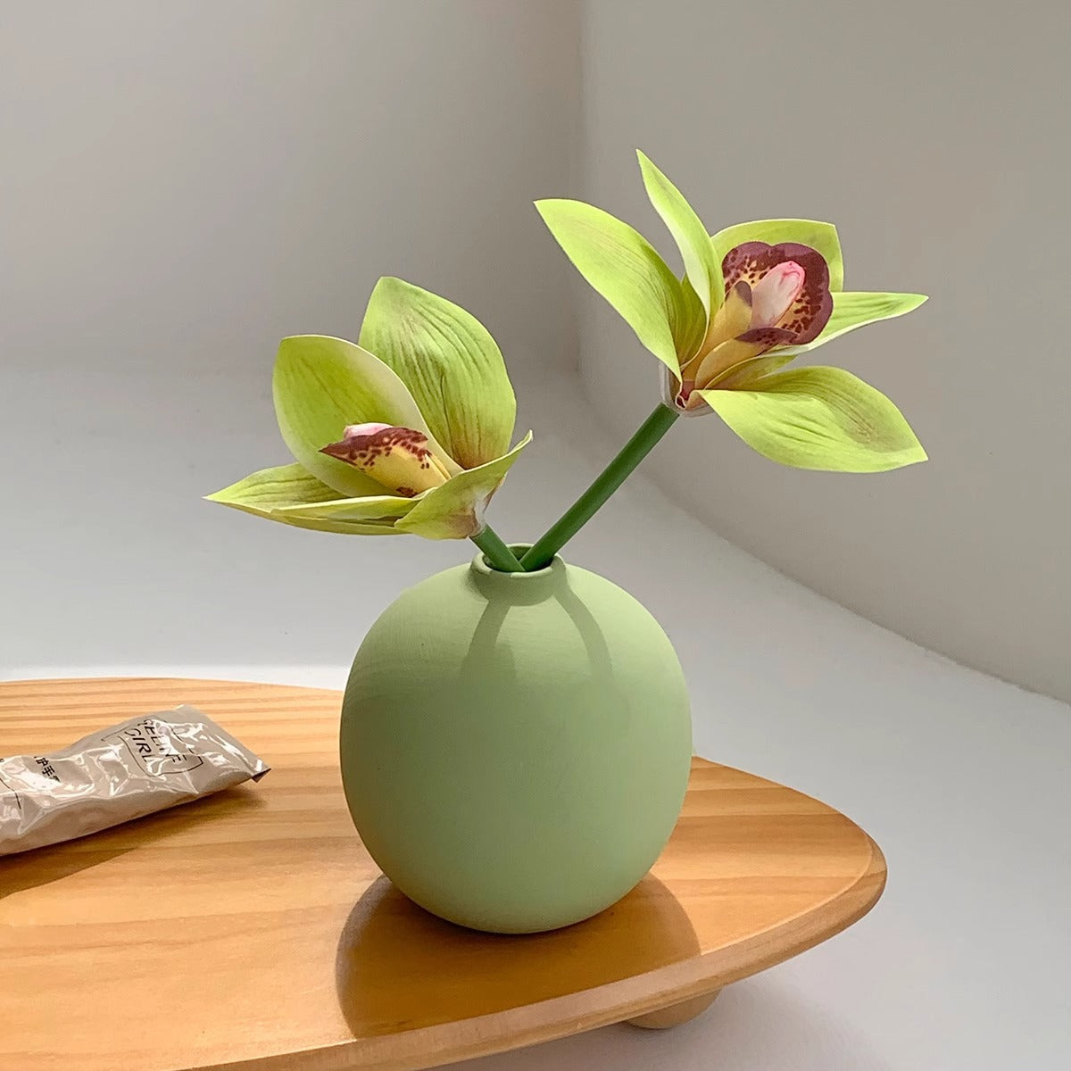 Luxus Orchidee Keramik Vase