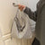 Lässige gestreifte Canvas-Shopper-Tasche Brehn