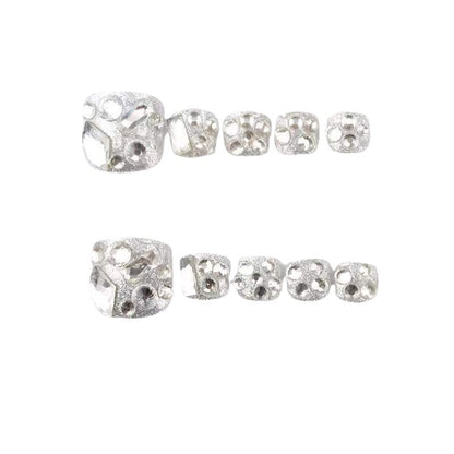 Rhinestone-besetzte stilvolle Slide-Sandalen