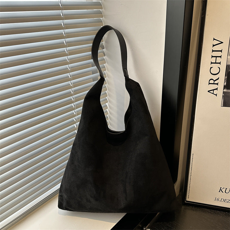 Wildleder Slouchy Hobo Bag Brehn