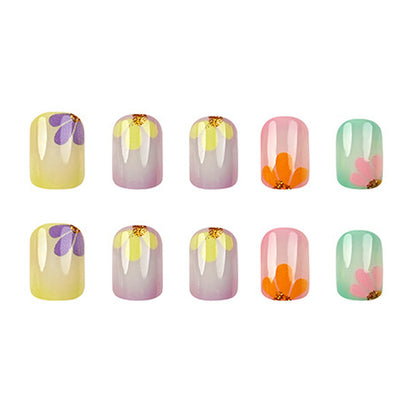 Floral Design Acryl Nagelset Brehn