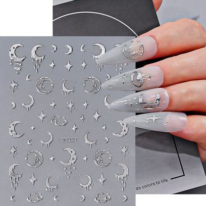 Nagelkunst Dekorative Folienaufkleber