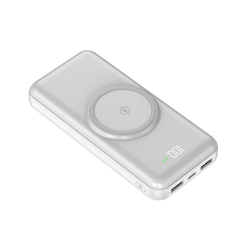 Tragbare Powerbank mit Kabelloser Schnellladefunktion und Intelligenter Ladeanzeige Brehn