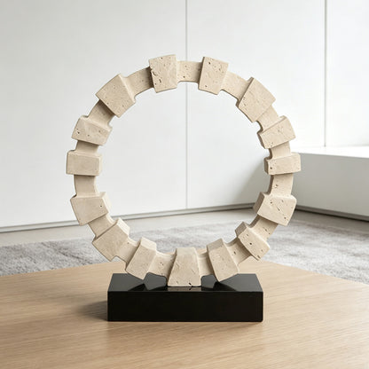 Zeitgenössische dekorative Kreis Skulptur