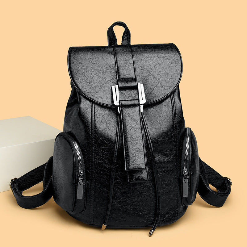 Retro-Chic Vegan Leder Rucksack Brehn