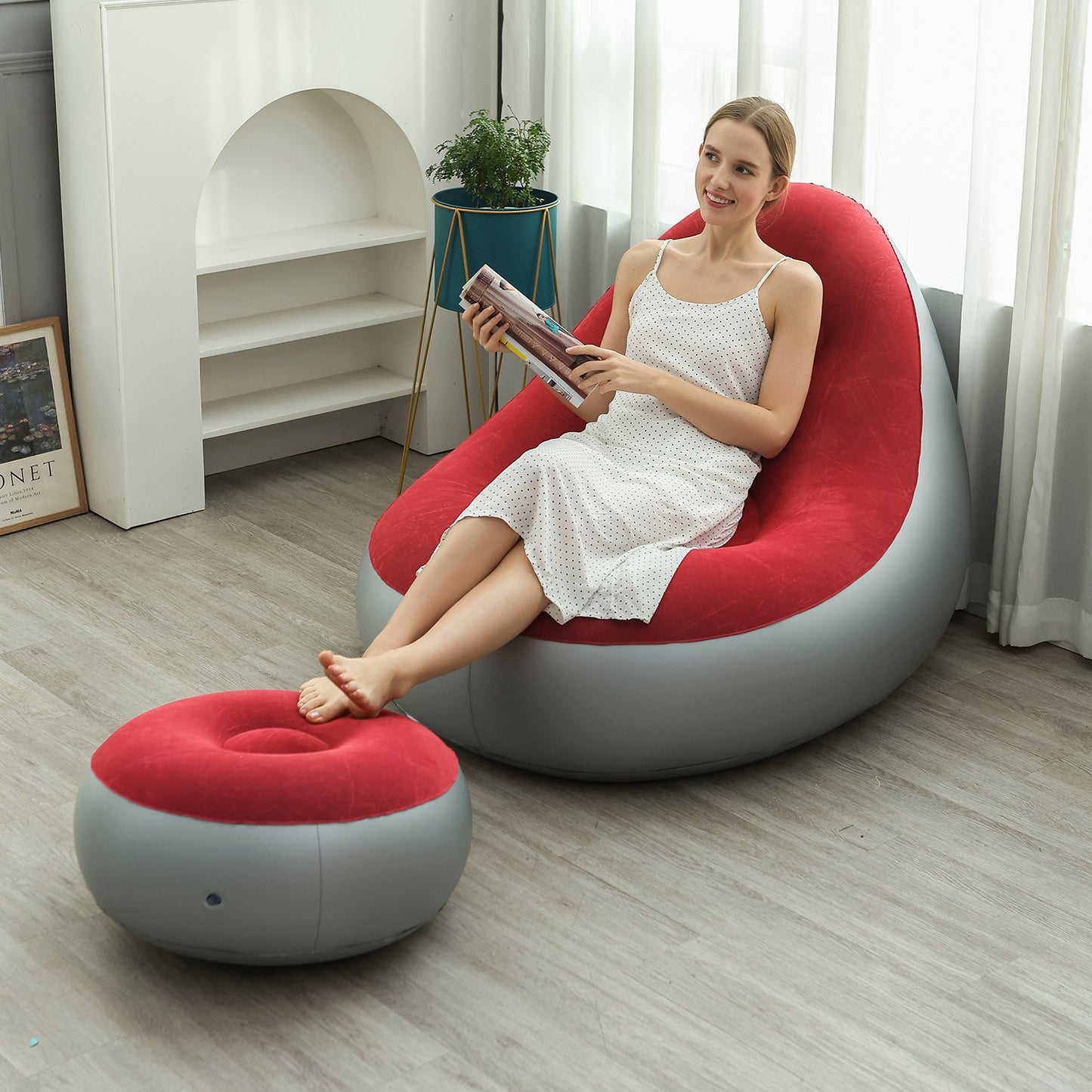 Damen Komfortabler Lounge Sessel Brehn