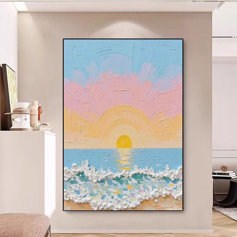 Impressionistische Seelandschaft Leinwandkunst