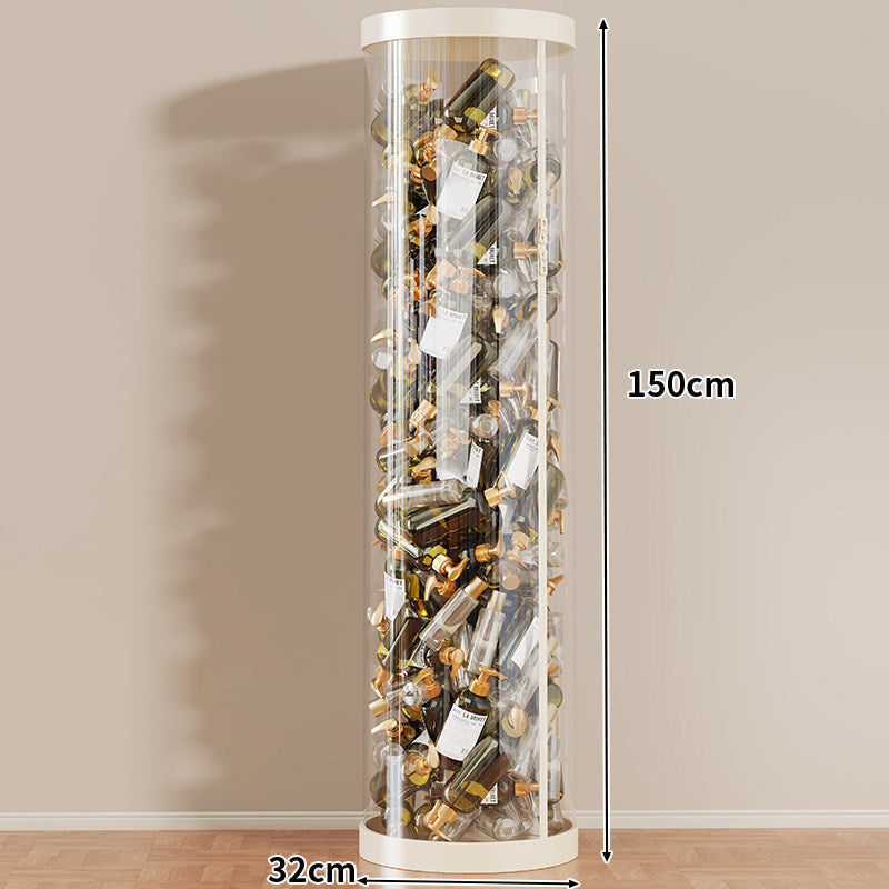 Hohe klare acryl vertikale Display-Zylinder für Mini-Parfüm- & Probeflaschen-Sammlung