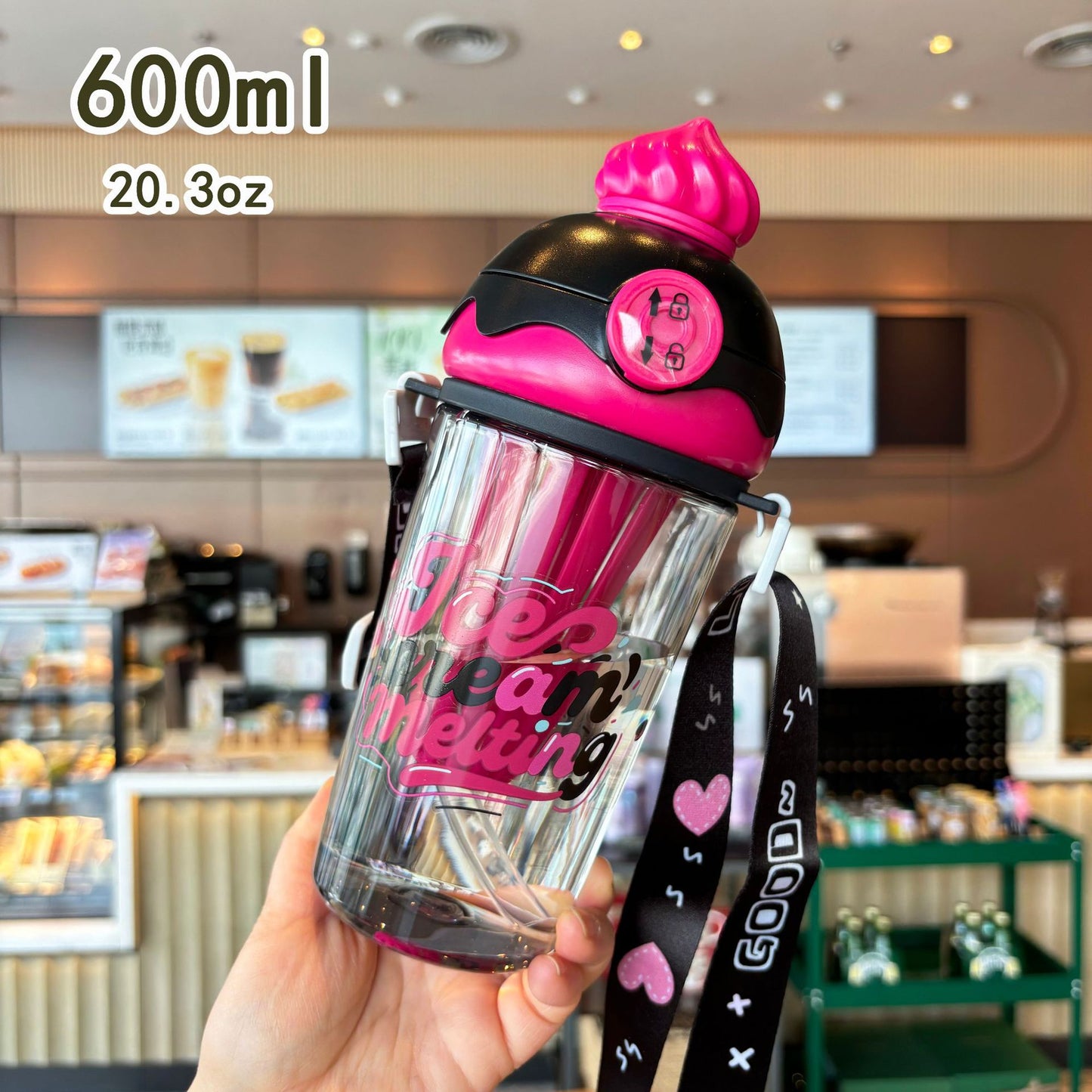 Damen Kreative Trinkbecher mit Spritzschutz Brehn