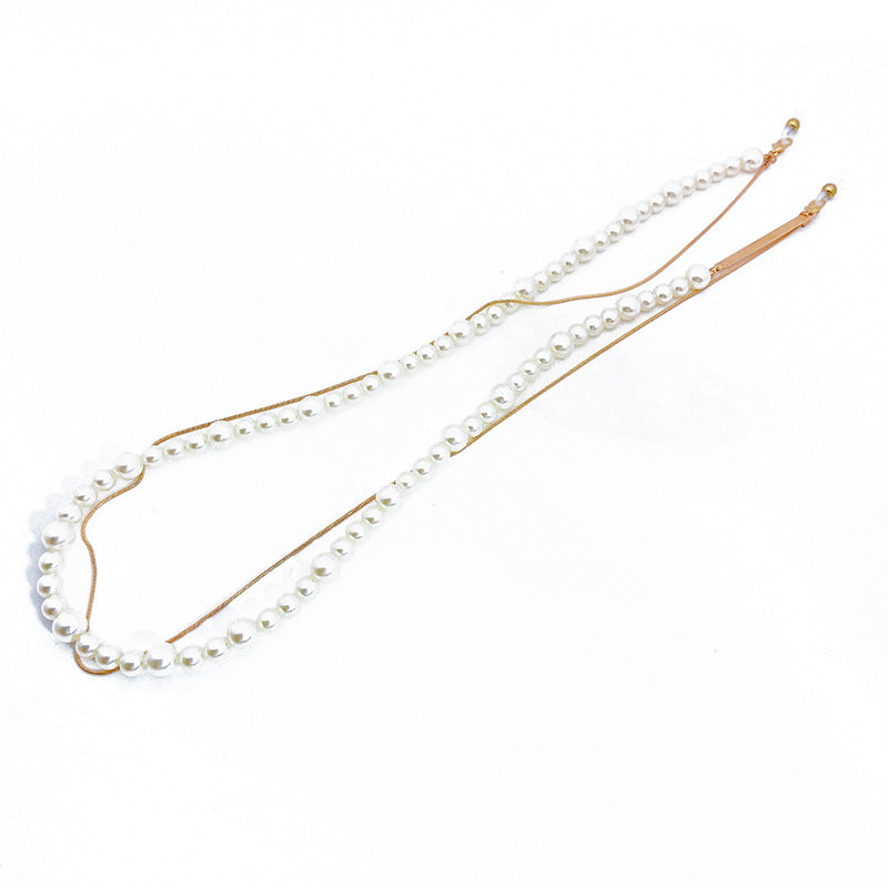Elegante Perlen-Brillenhalterkette Brehn