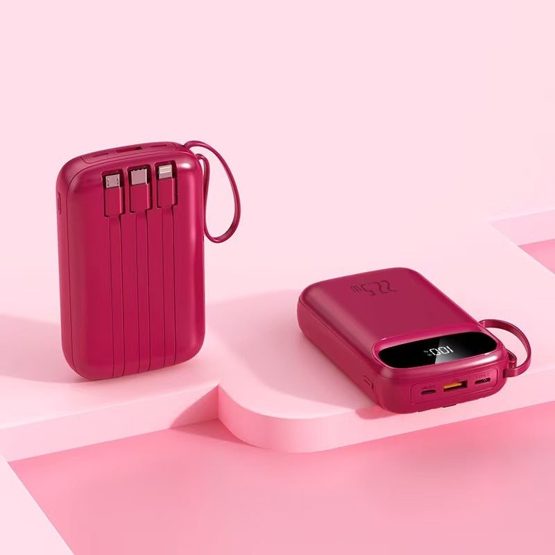 Multifunktionale Powerbank mit Eingebautem Lcd-Display Von Brehn